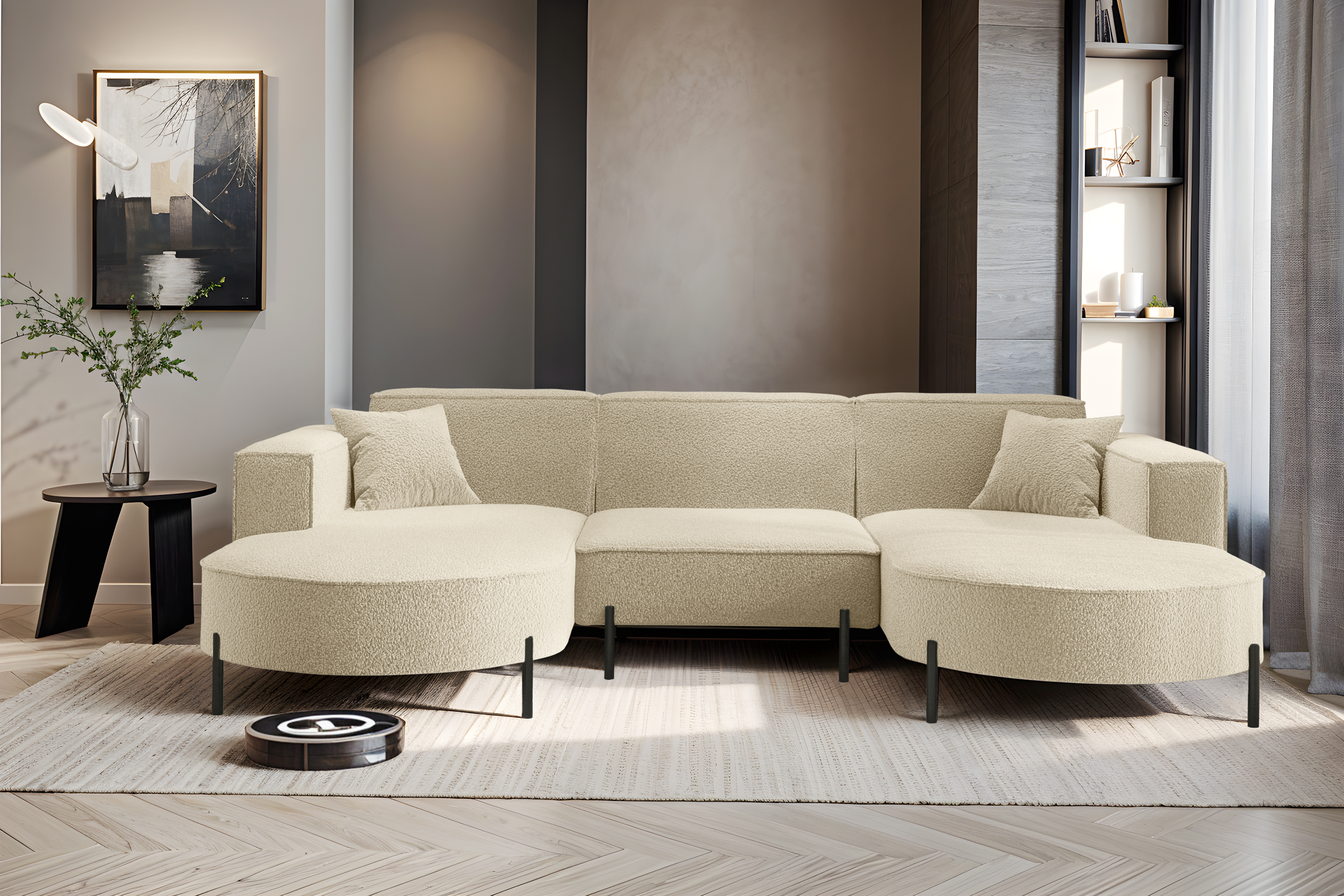 Parma U Hills Ecksofa U-Form